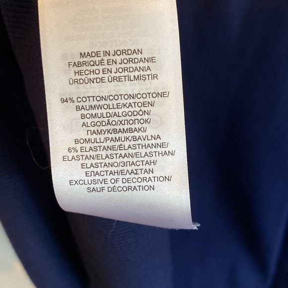 Ralph Lauren NWT women’s size 2X ribbed navy long sleeve top - Picture 4 of 4